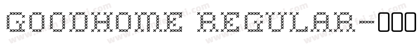 GoodHome Regular字体转换